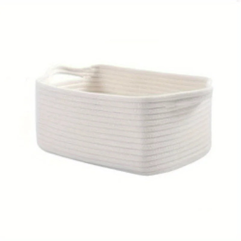 NeatNest™ Handmade Cotton Rope Storage Basket