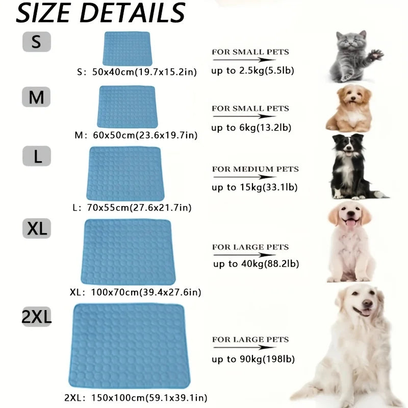 SafeSummer™ Pressure-Activated Gel Cooling Mat for Dogs