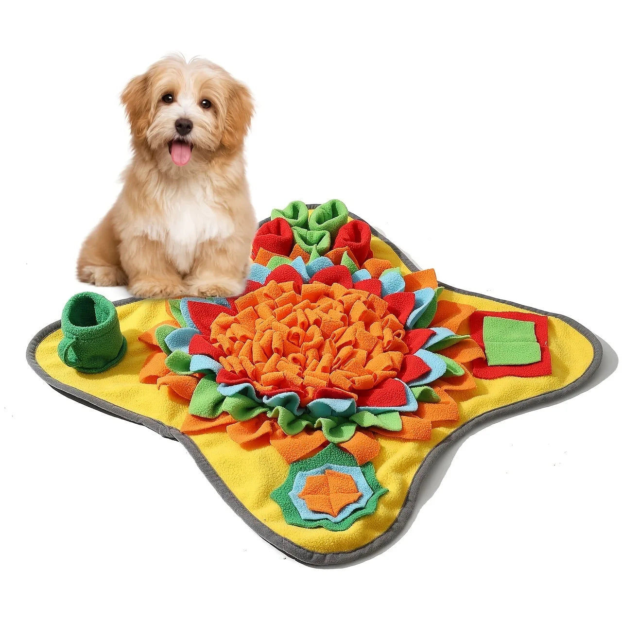 Interactive Dog Snuffle Mat (Natural Foraging Puzzle)