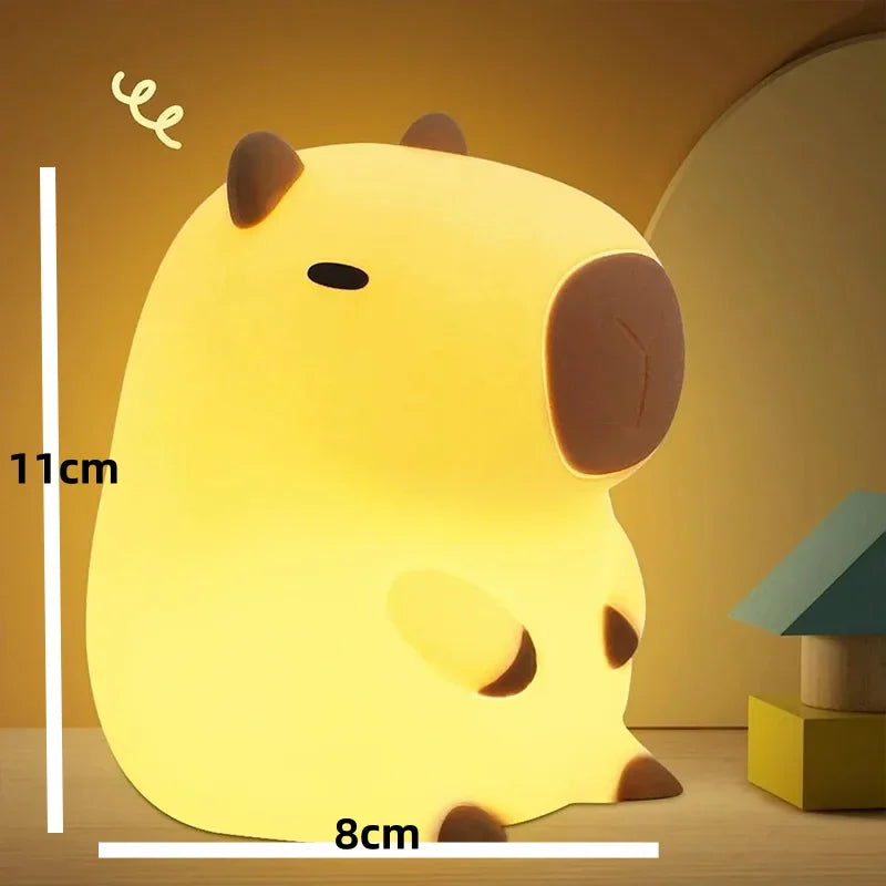 CappyGlow™ Silicone Capybara Night Light