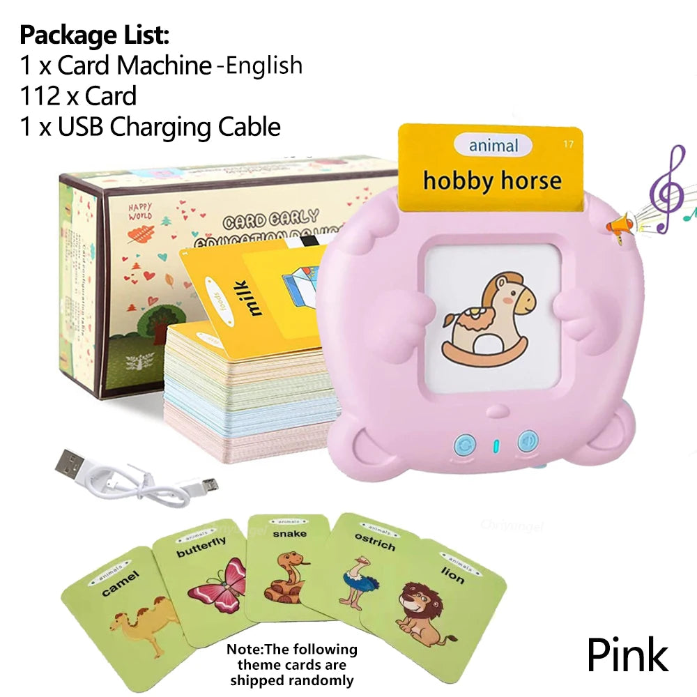 Early Learning Interactive Audio Flashcard Toy for Kids