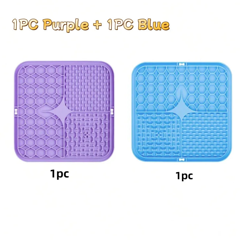 Anti-Anxiety Dog Lick Mat for Bathing & Grooming