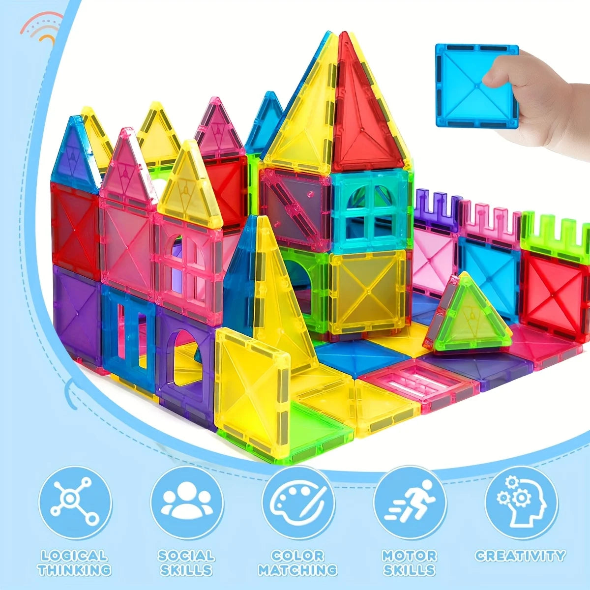 MagnaCraft™ 3D Magnetic Building Blocks