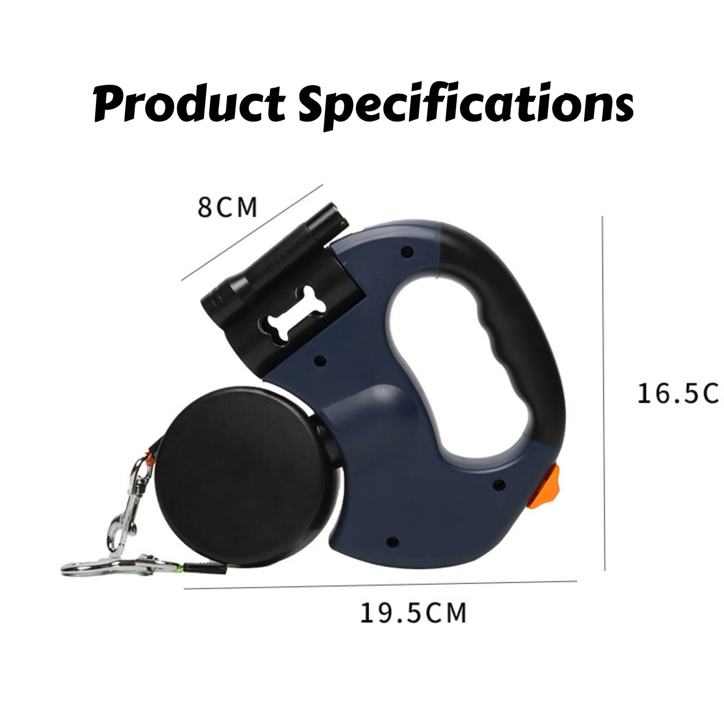 DuoWalk™ 360° Retractable Dual Dog Leash with LED