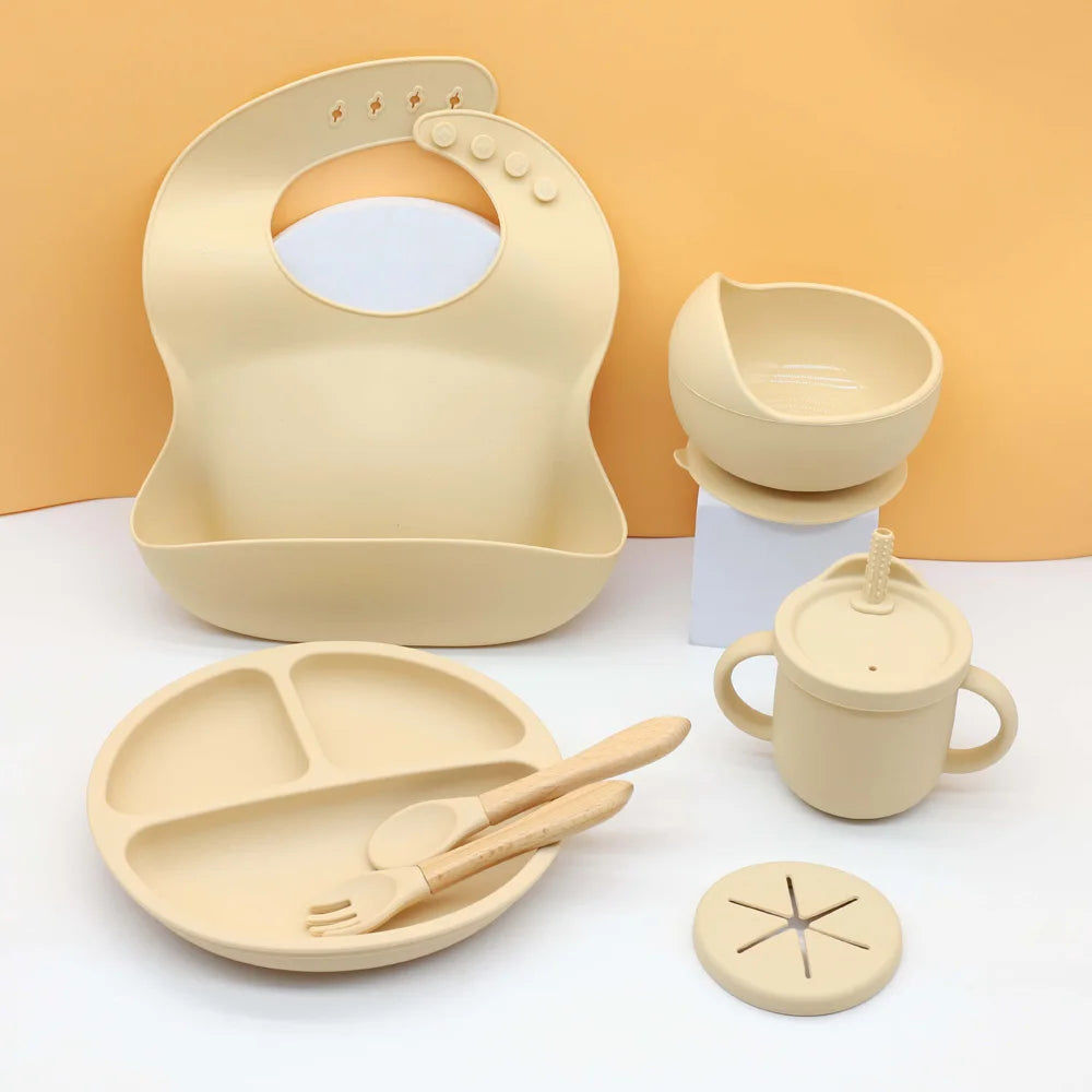 FirstBites™ 7-Piece Premium Silicone Weaning Set