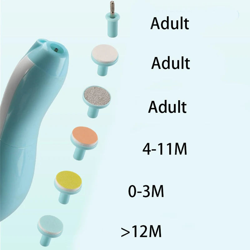 6-in-1 Electric Baby Nail Trimmer