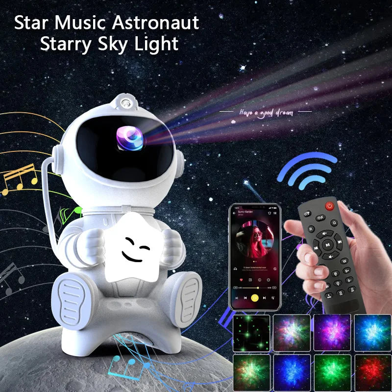 AstroGlow™ 2-in-1 Galaxy Projector & Bluetooth Speaker