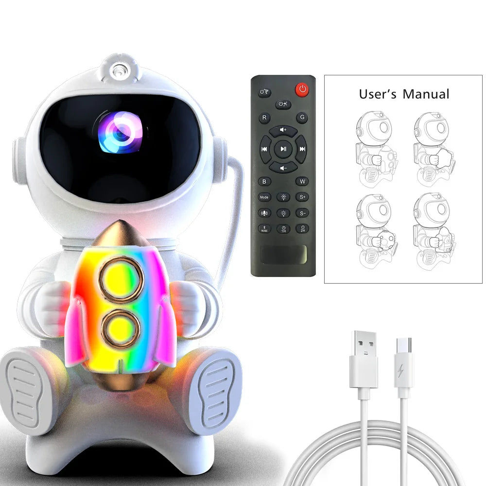 AstroGlow™ 2-in-1 Galaxy Projector & Bluetooth Speaker