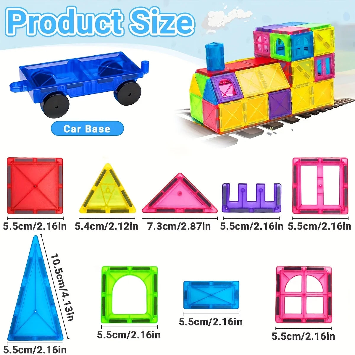 MagnaCraft™ 3D Magnetic Building Blocks