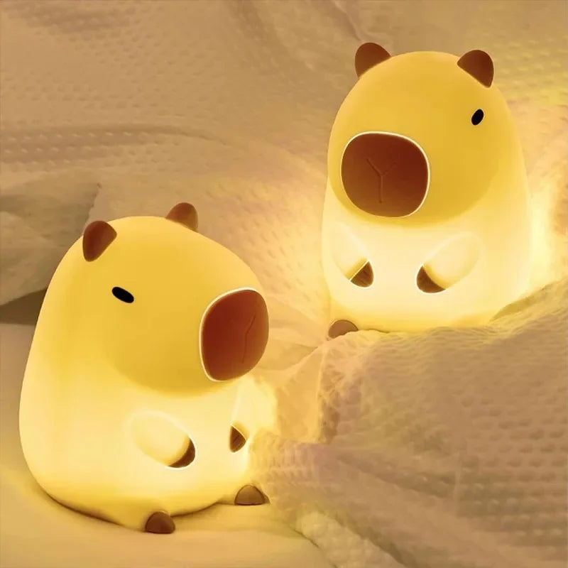 CappyGlow™ Silicone Capybara Night Light