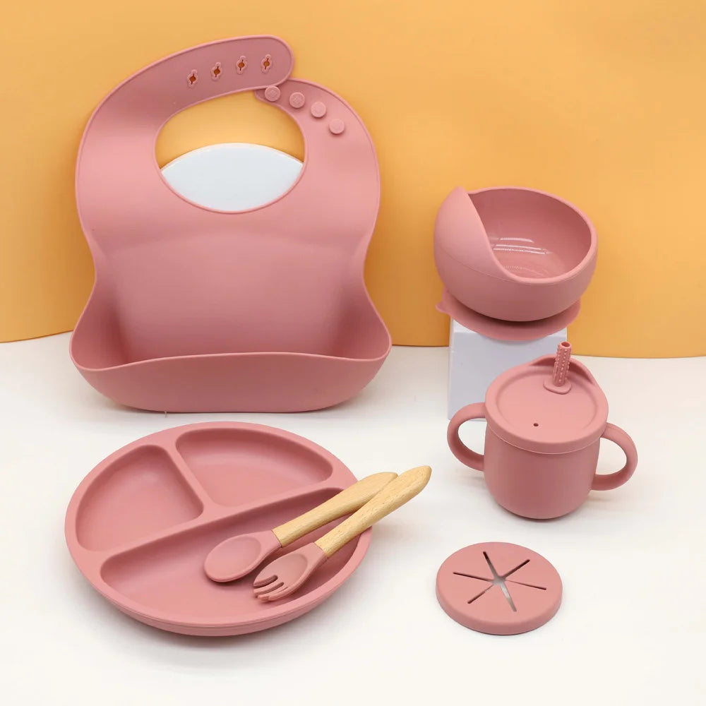 FirstBites™ 7-Piece Premium Silicone Weaning Set