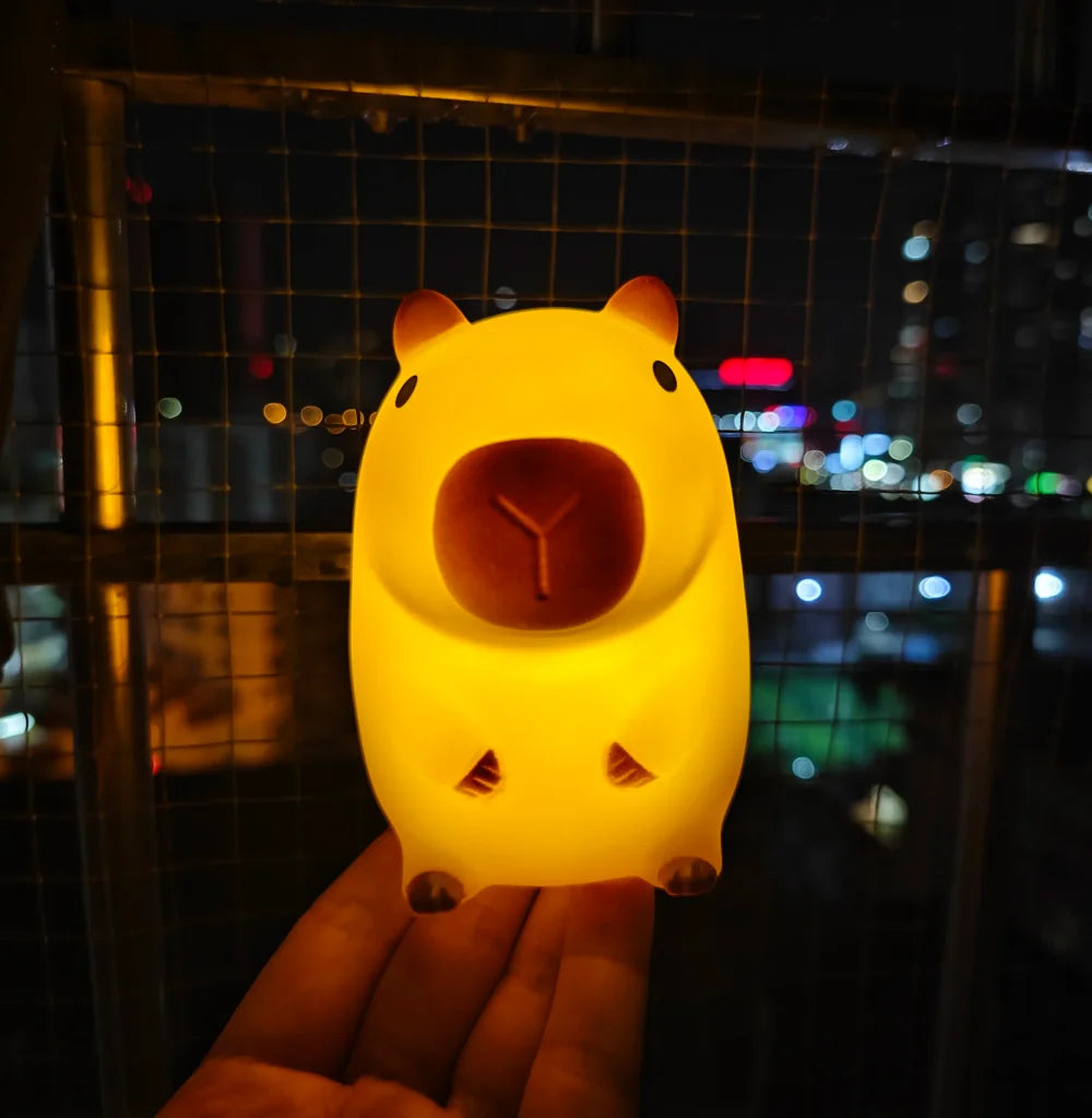 CappyGlow™ Silicone Capybara Night Light