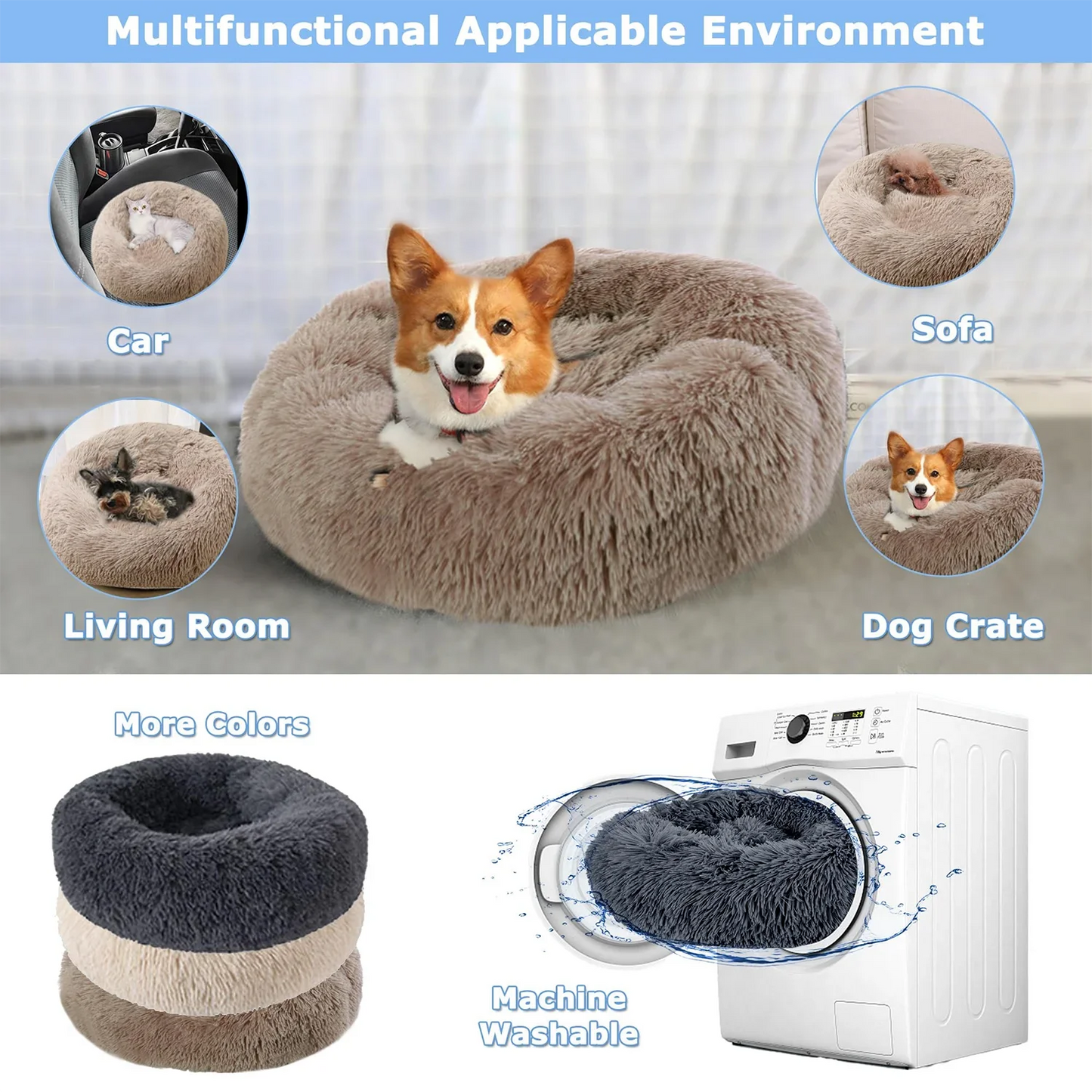 CloudNine™ Calming Donut Pet Bed