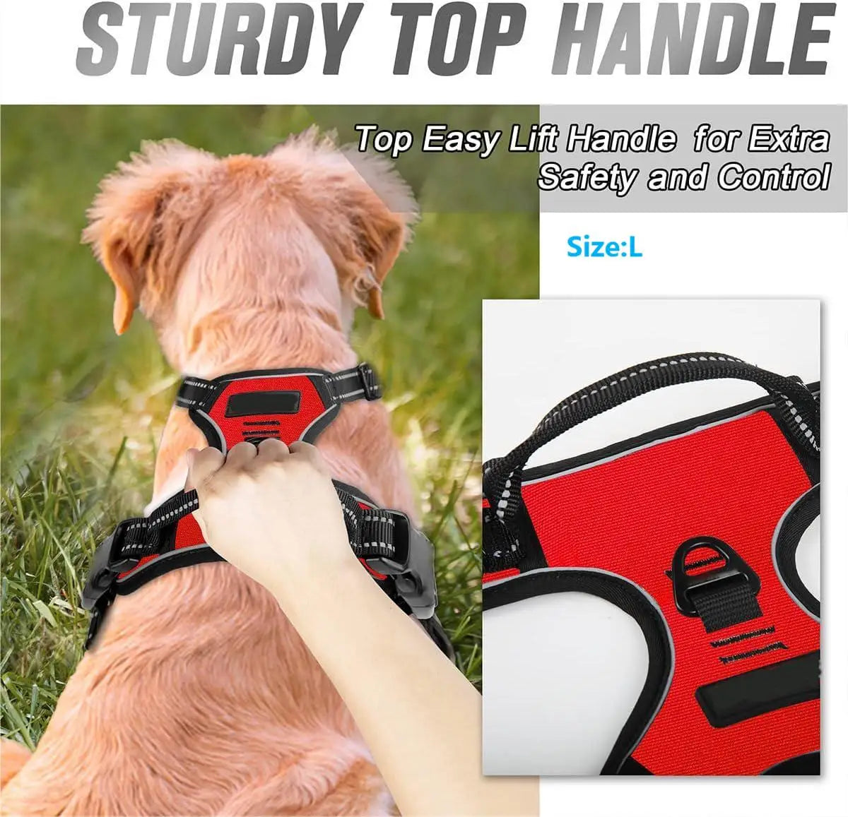 SafeWalk™ No-Pull Adjustable Dog Harness