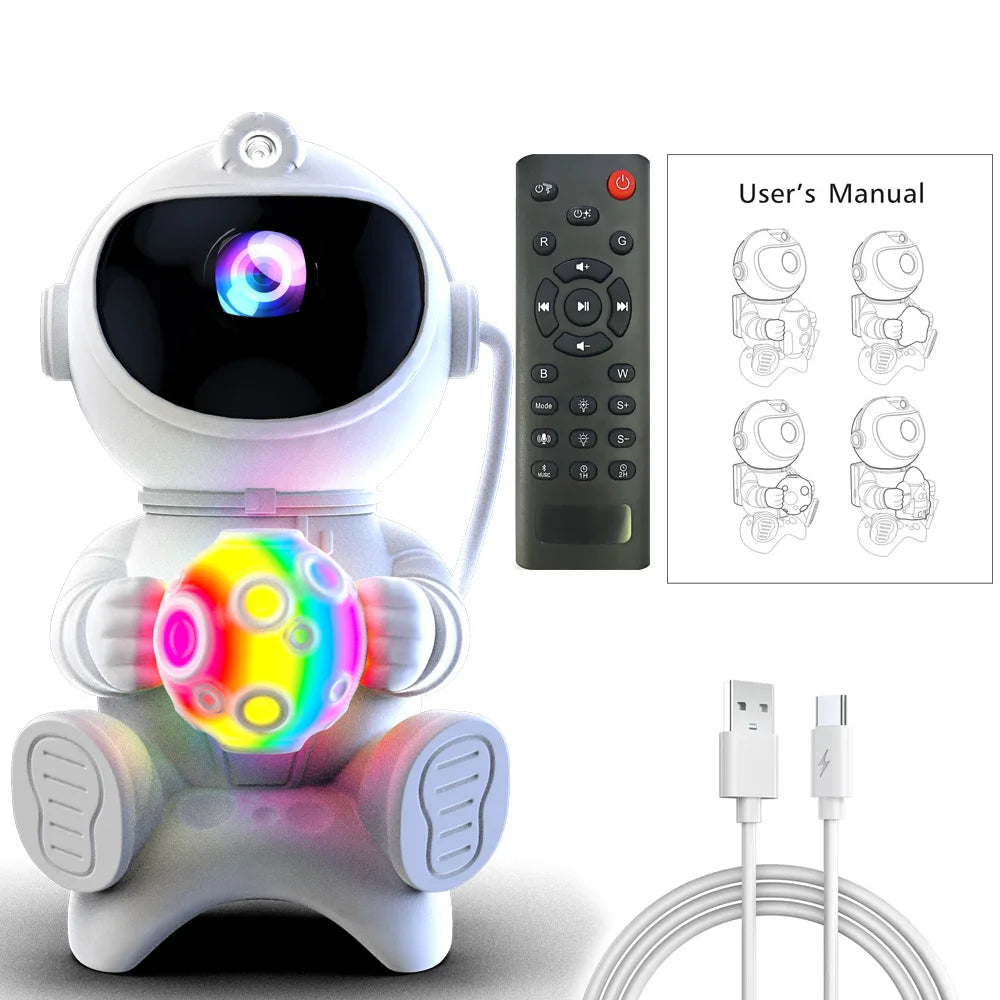 AstroGlow™ 2-in-1 Galaxy Projector & Bluetooth Speaker