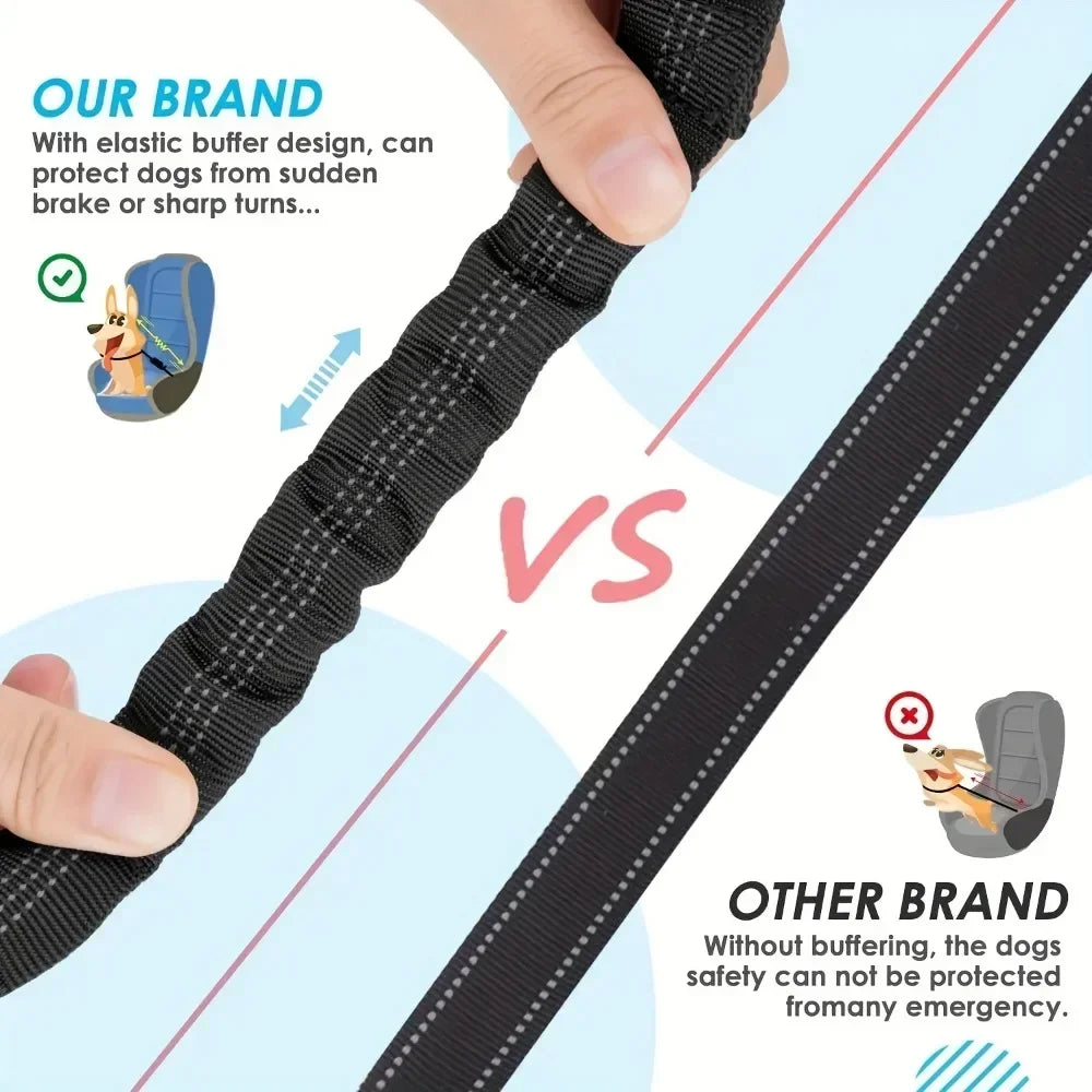 SafeRide™ Adjustable Dog Car Safety Belt