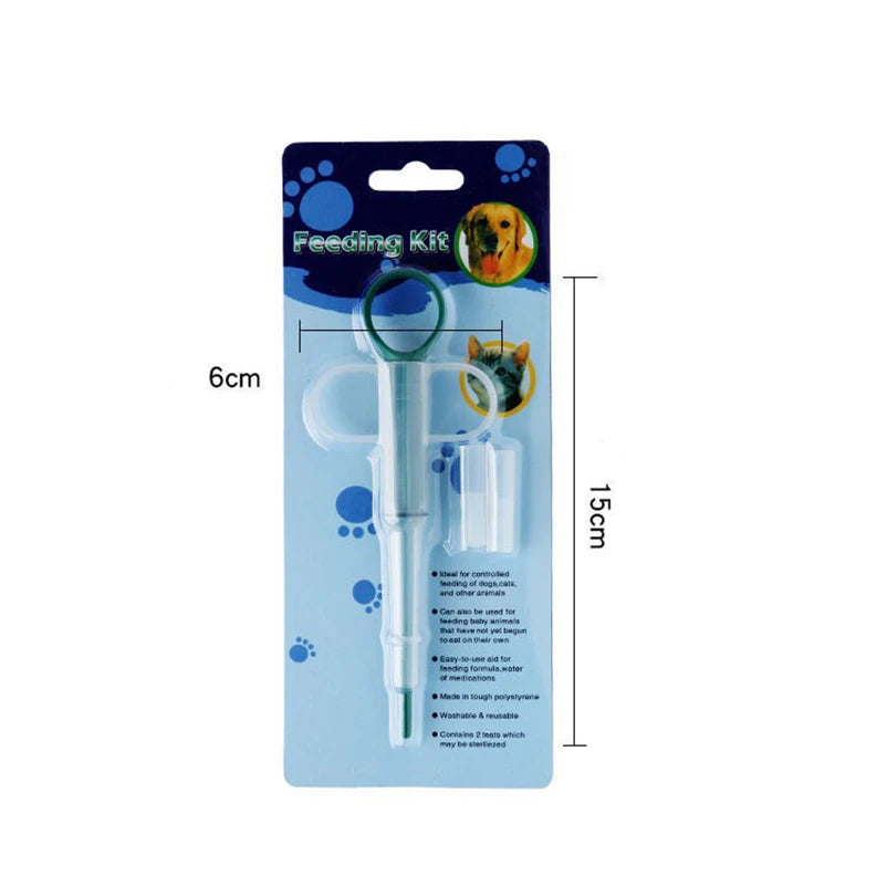 Pet feeding syringe safe and comfortable pet dog feeding medicine stick deworming liquid medicine syringe pet supplies