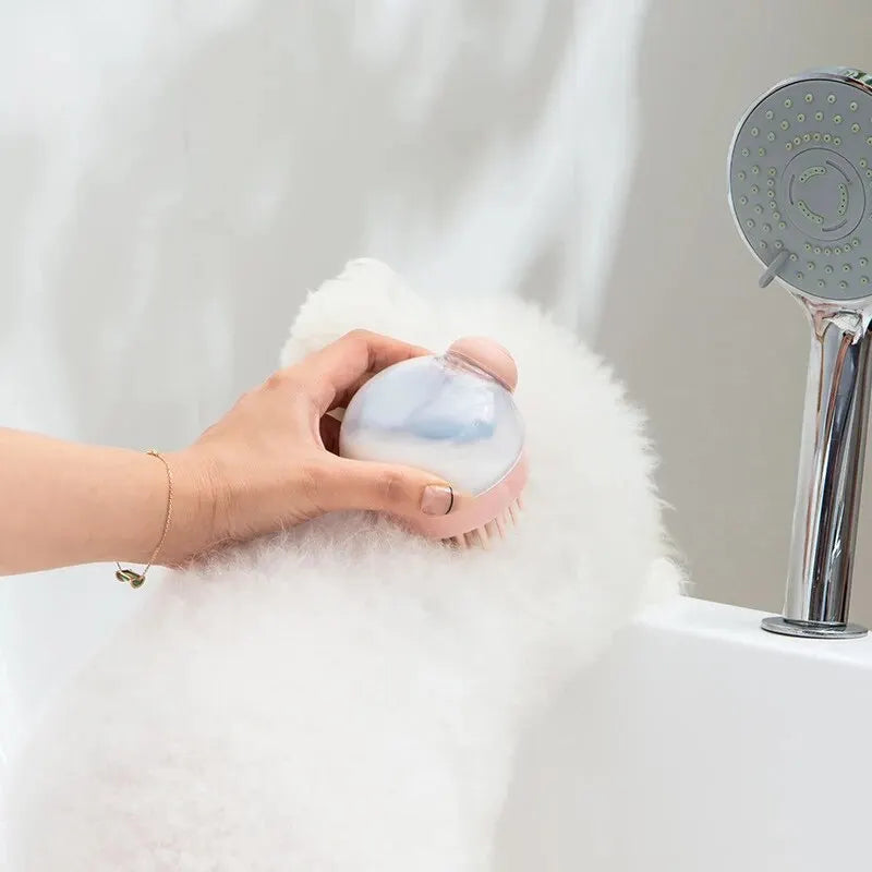 Suds&Scrub™ Silicone Pet Bath Brush