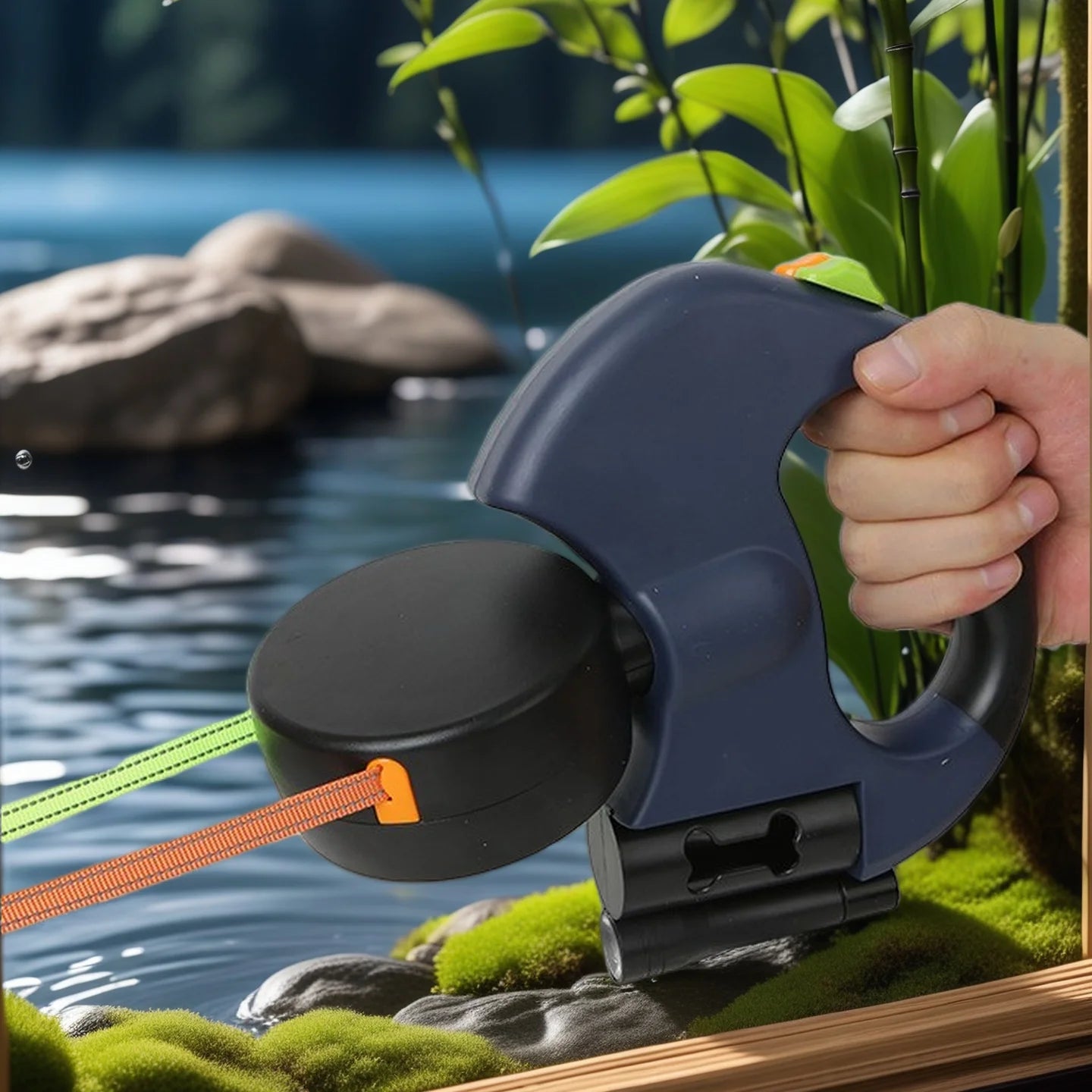 DuoWalk™ 360° Retractable Dual Dog Leash with LED
