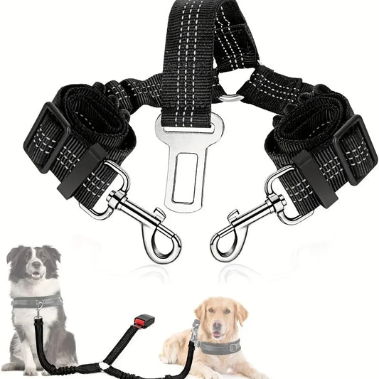 SafeRide™ Adjustable Dog Car Safety Belt