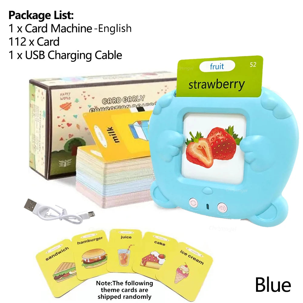 Early Learning Interactive Audio Flashcard Toy for Kids