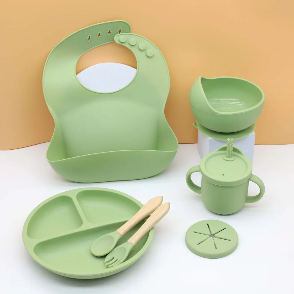 FirstBites™ 7-Piece Premium Silicone Weaning Set