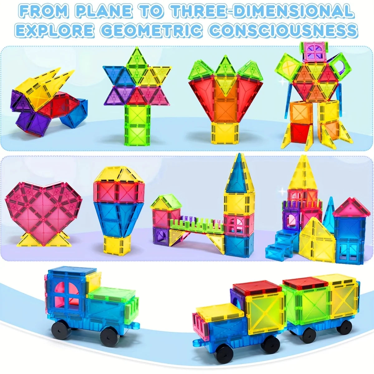 MagnaCraft™ 3D Magnetic Building Blocks