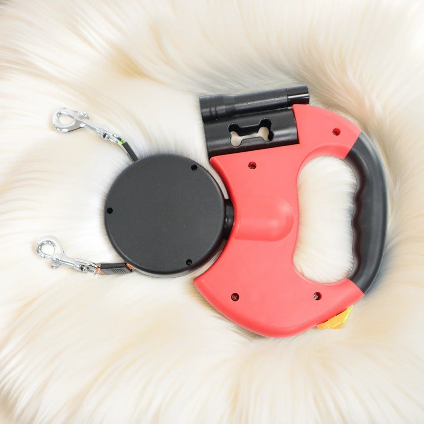 DuoWalk™ 360° Retractable Dual Dog Leash with LED