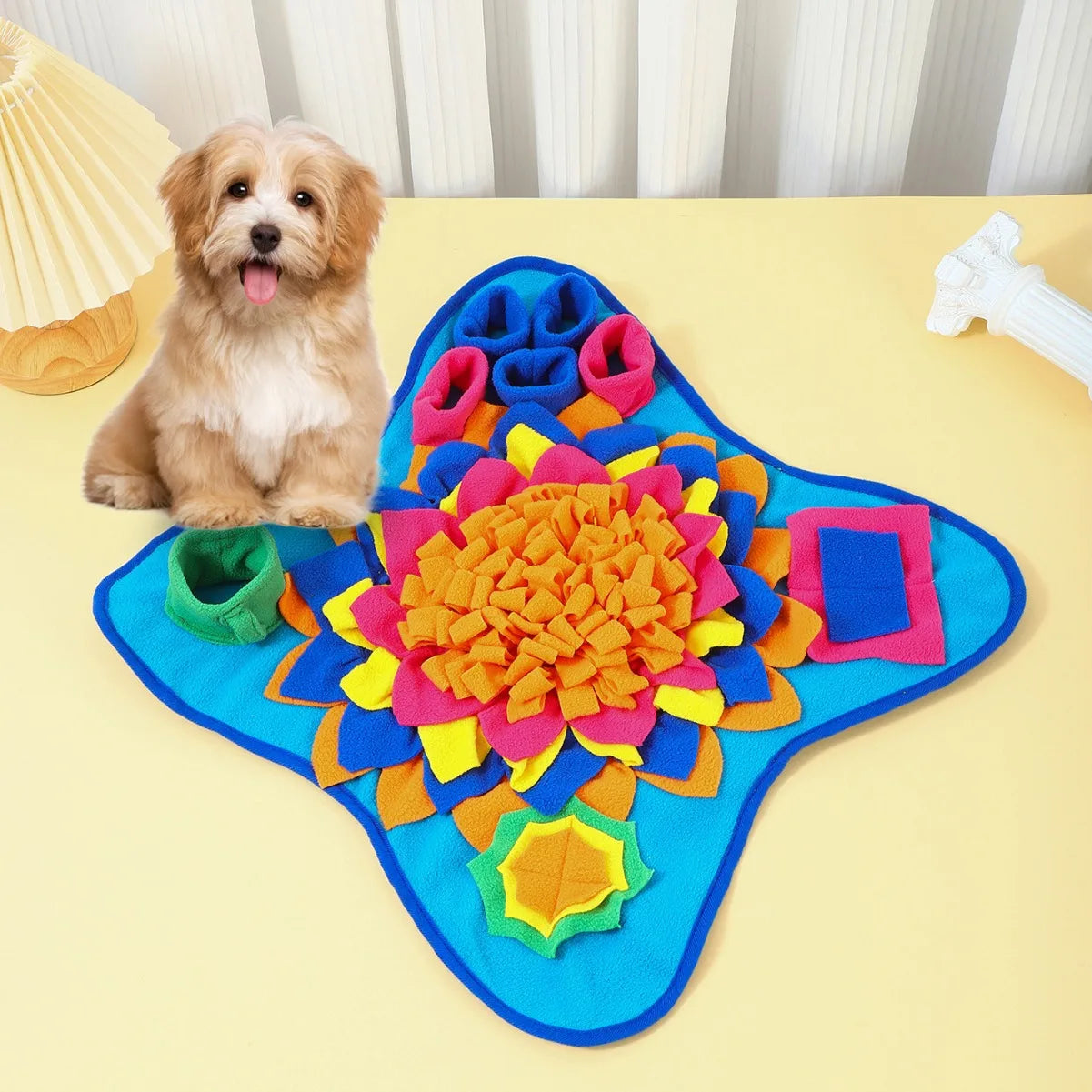 Interactive Dog Snuffle Mat (Natural Foraging Puzzle)