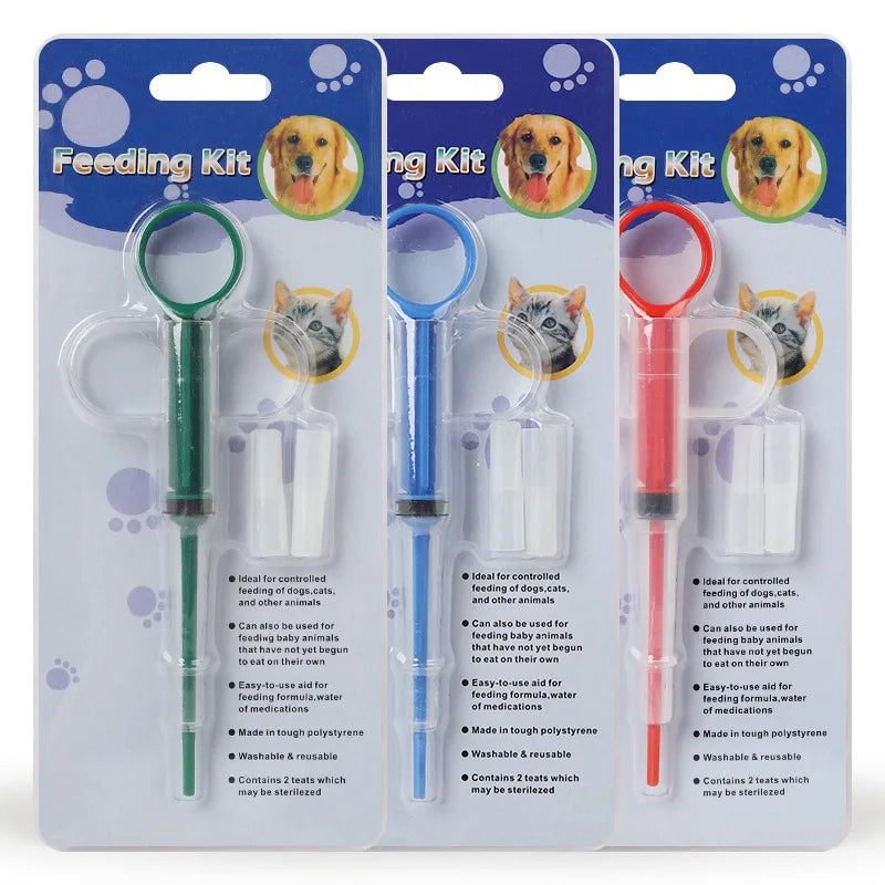 Pet feeding syringe safe and comfortable pet dog feeding medicine stick deworming liquid medicine syringe pet supplies