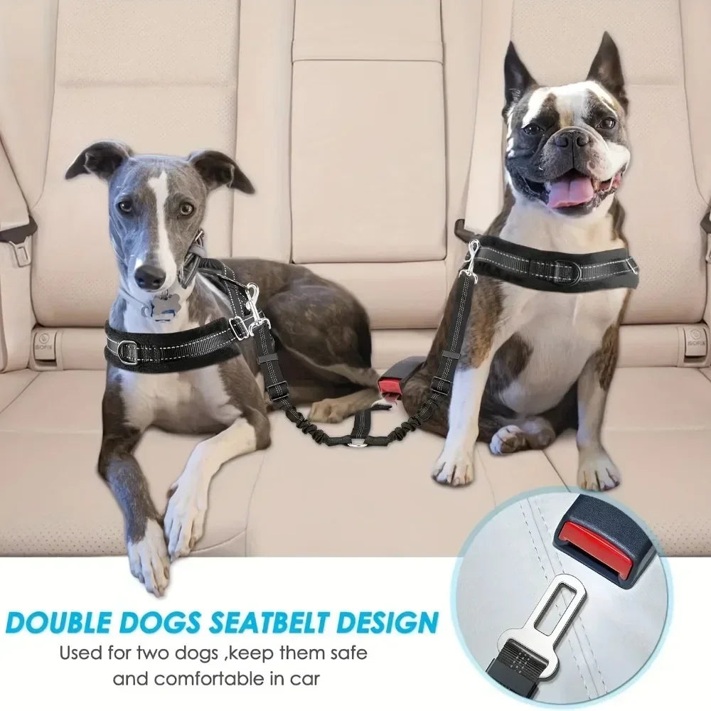 SafeRide™ Adjustable Dog Car Safety Belt