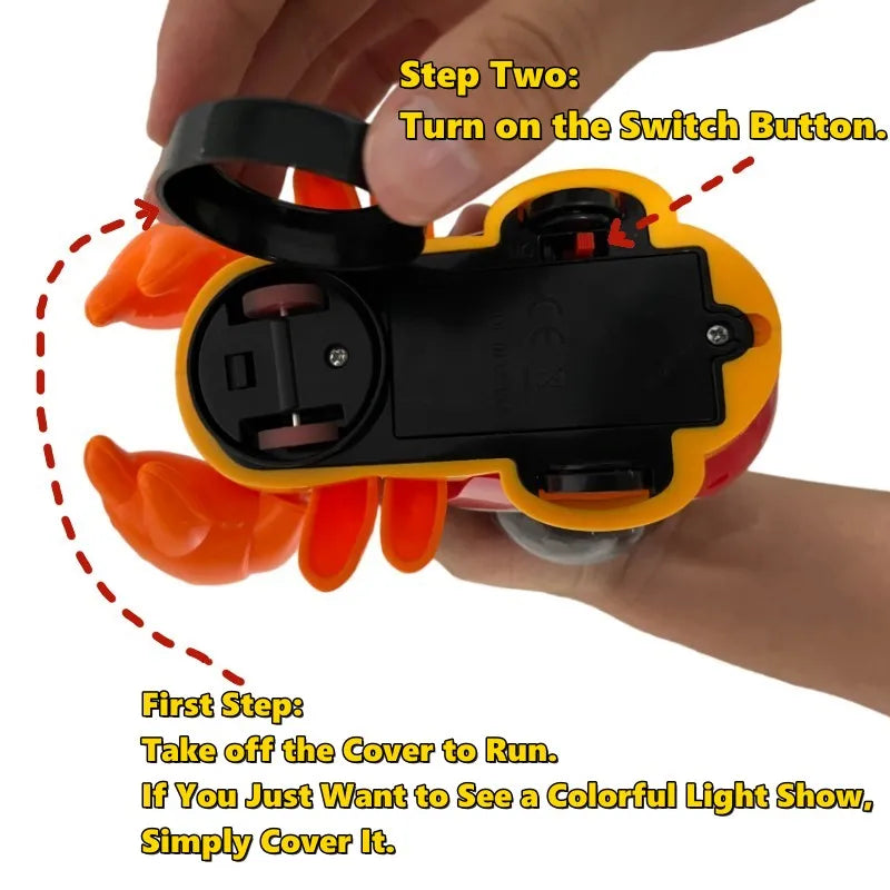 Interactive Crawling Crab Musical Toy
