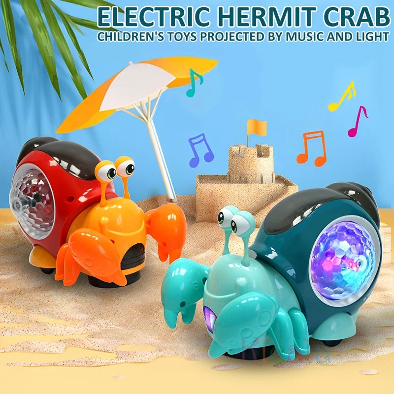 Interactive Crawling Crab Musical Toy