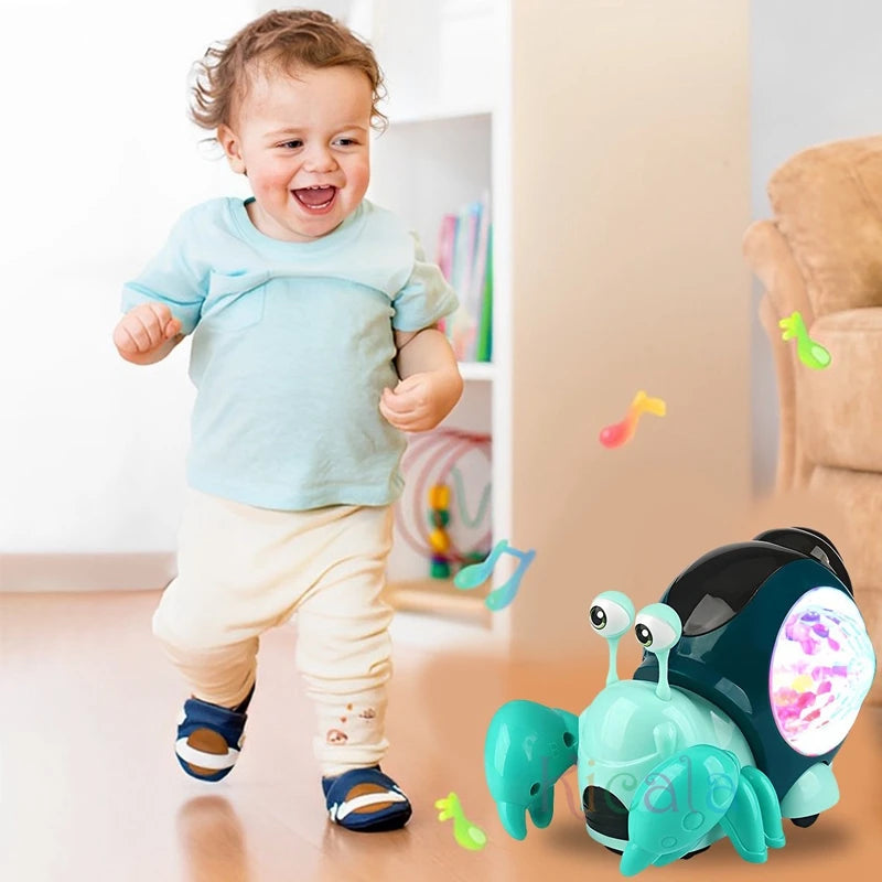Interactive Crawling Crab Musical Toy