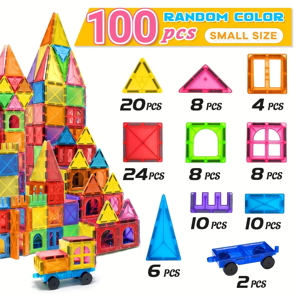 MagnaCraft™ 3D Magnetic Building Blocks
