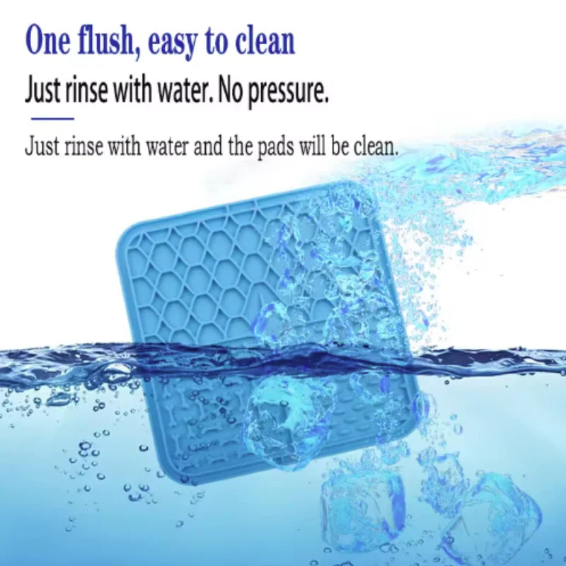 Anti-Anxiety Dog Lick Mat for Bathing & Grooming