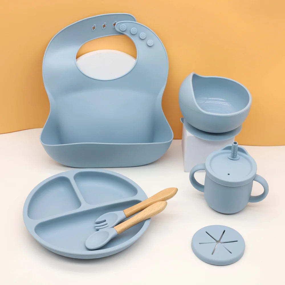 FirstBites™ 7-Piece Premium Silicone Weaning Set