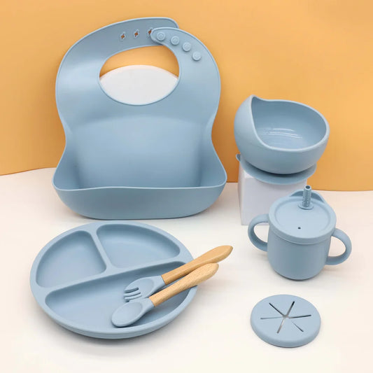 FirstBites™ 7-Piece Premium Silicone Weaning Set