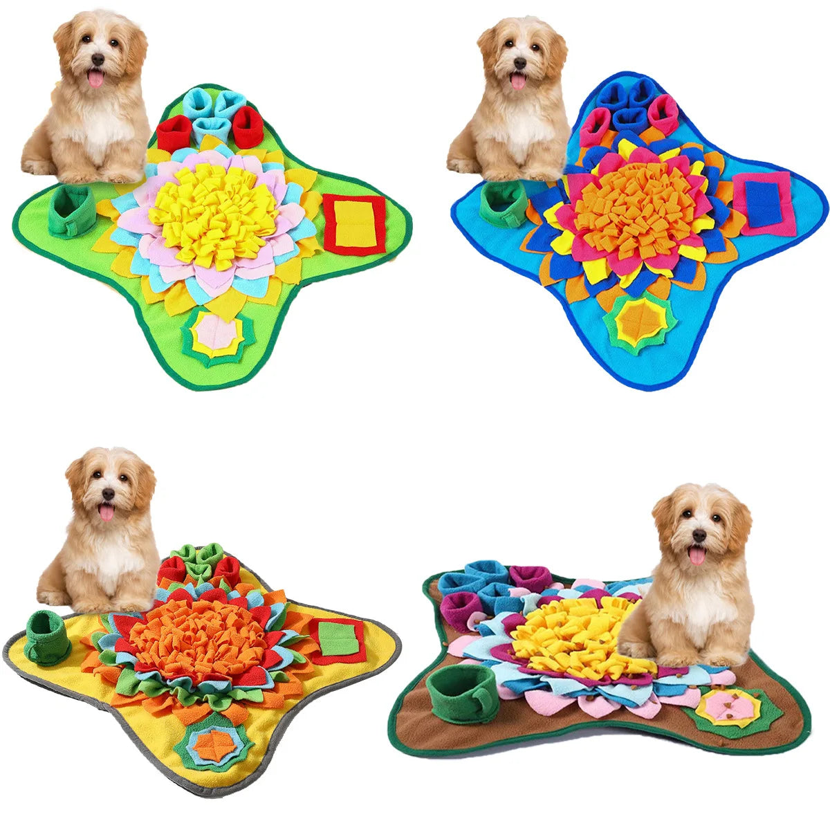 Interactive Dog Snuffle Mat (Natural Foraging Puzzle)