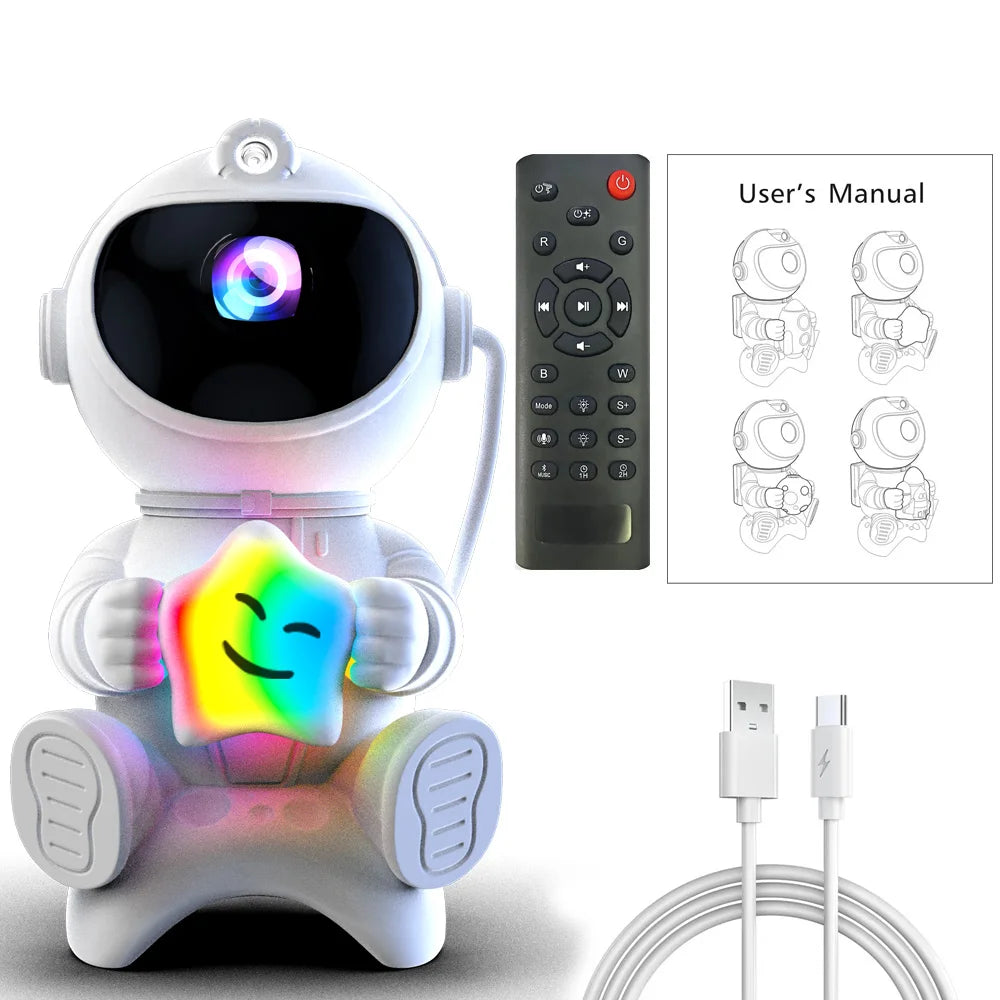 AstroGlow™ 2-in-1 Galaxy Projector & Bluetooth Speaker