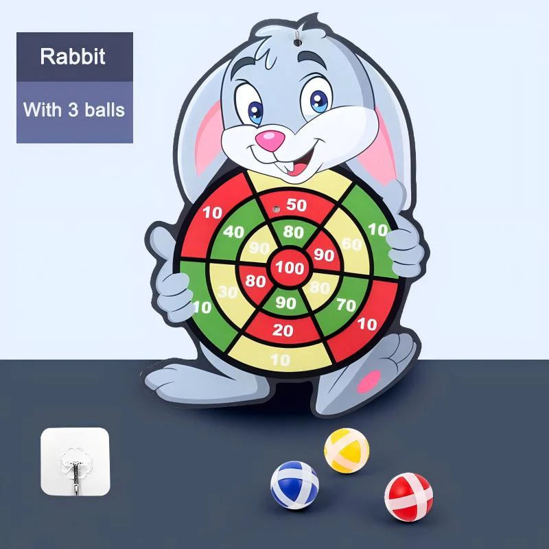 Montessori Sticky Ball Dart Board Game