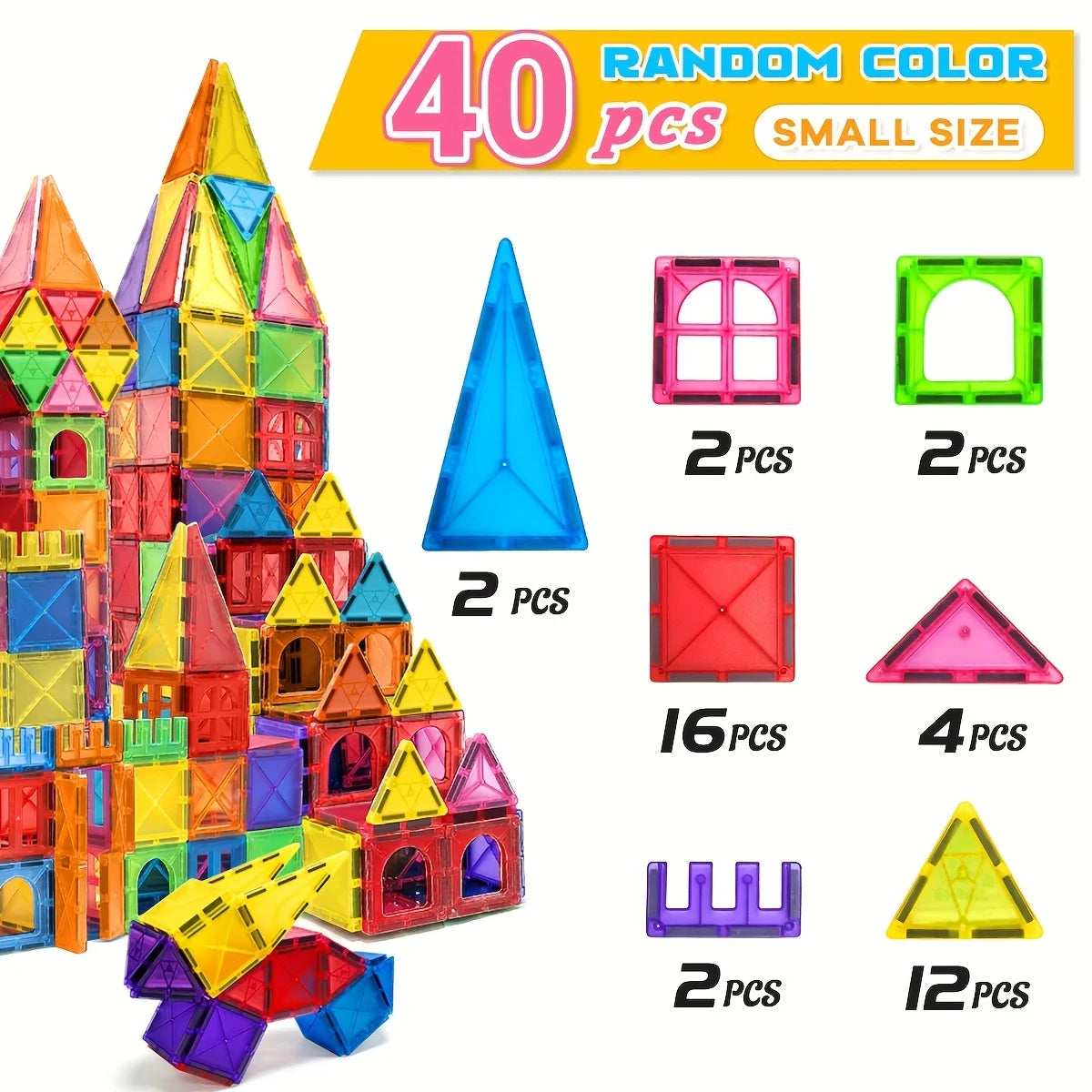 MagnaCraft™ 3D Magnetic Building Blocks
